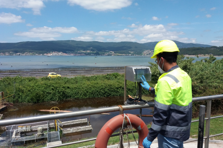 Ir a la noticia Alumnado do Máster de Enxeñaría Ambiental da USC realiza prácticas nas instalacións de Viaqua