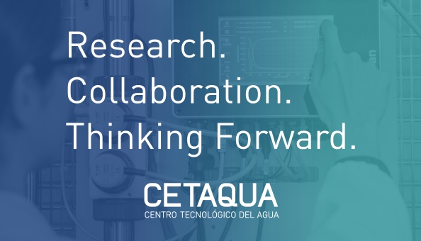Research. Collaboration. Thinking forward. Cetaqua. Centro Tecnológico del Agua. Se abre en ventana nueva.