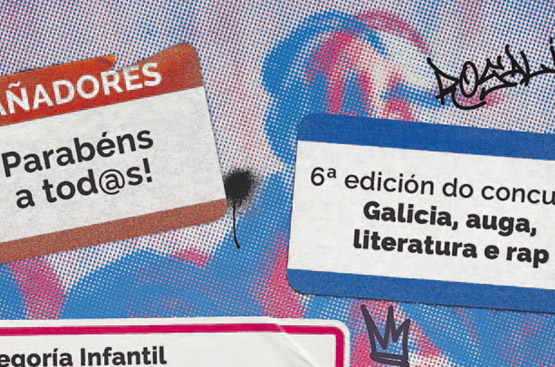 Cartel publicitario con viñetas de información